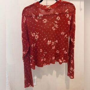 Show Me Your Mumu floral sweater top Good condition size XL